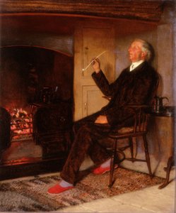 The Parish Clerk of Lyndon, 1891 by Thomas Bowman Garvie